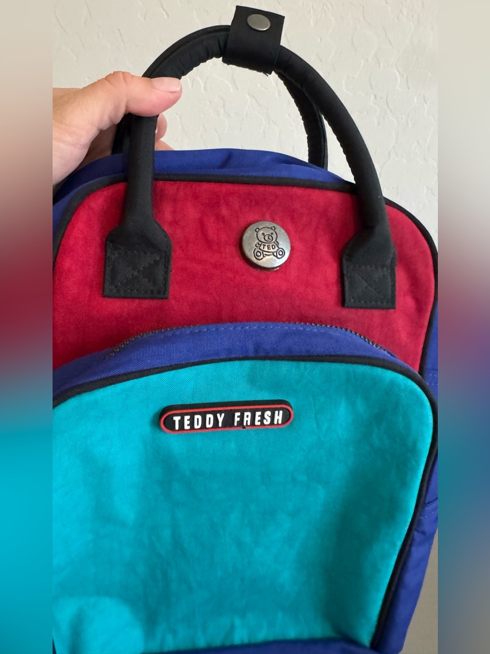 Teddy Fresh Colorblock Backpack - Picture 4 of 7